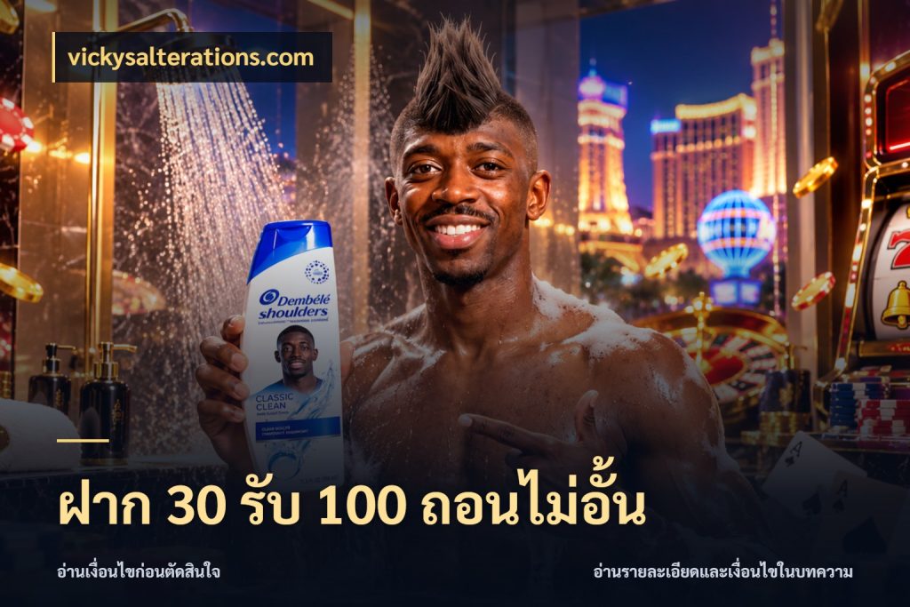 ฝาก 30 รับ 100 ถอนไม่อั้น