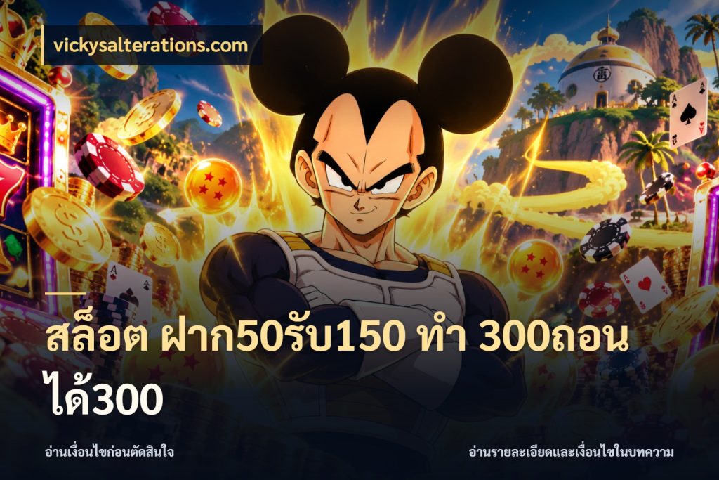 สล็อต ฝาก50รับ150 ทํา 300ถอนได้300