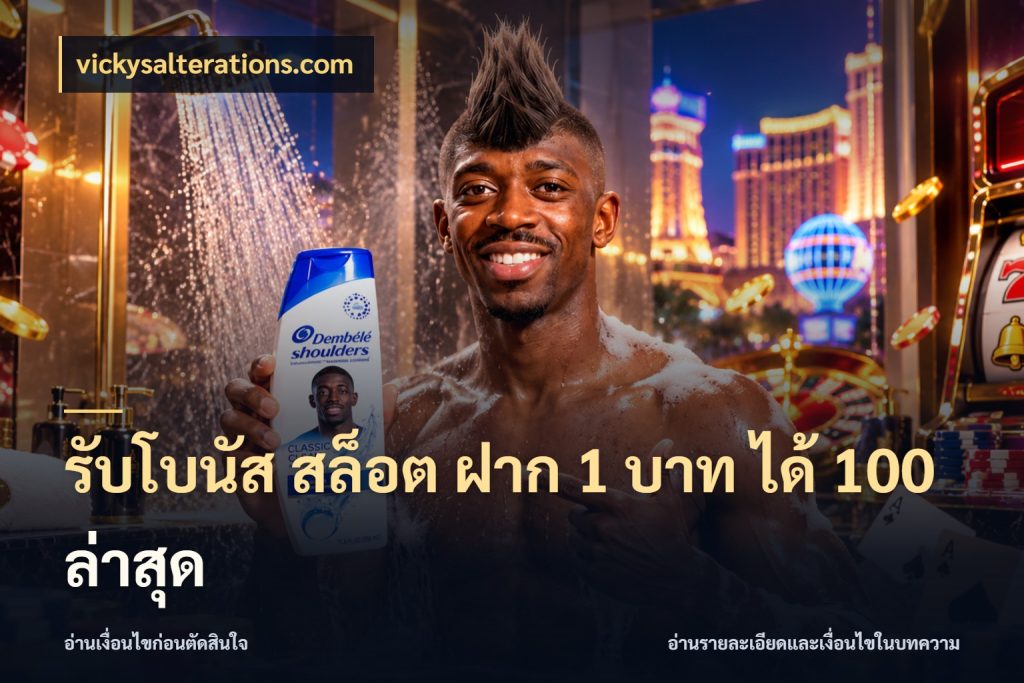 รับโบนัส สล็อต ฝาก 1 บาท ได้ 100 ล่าสุด