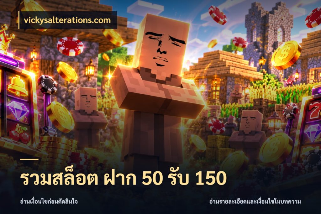 รวมสล็อต ฝาก 50 รับ 150