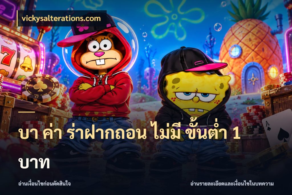 บา ค่า ร่าฝากถอน ไม่มี ขั้นต่ำ 1 บาท