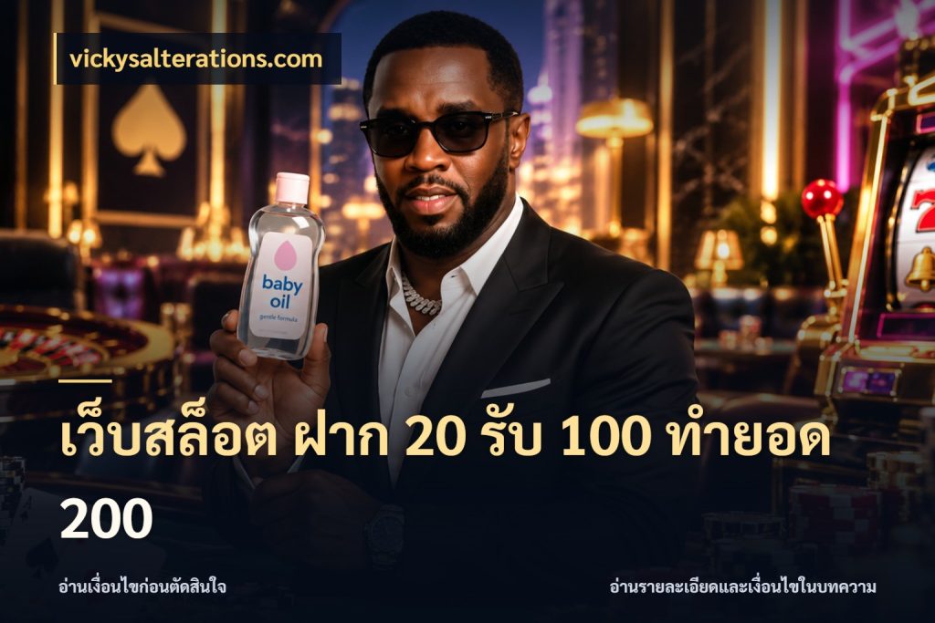 เว็บสล็อต ฝาก 20 รับ 100 ทำยอด 200