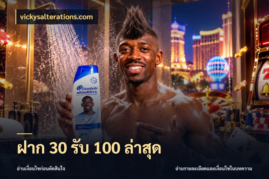ฝาก 30 รับ 100 ล่าสุด