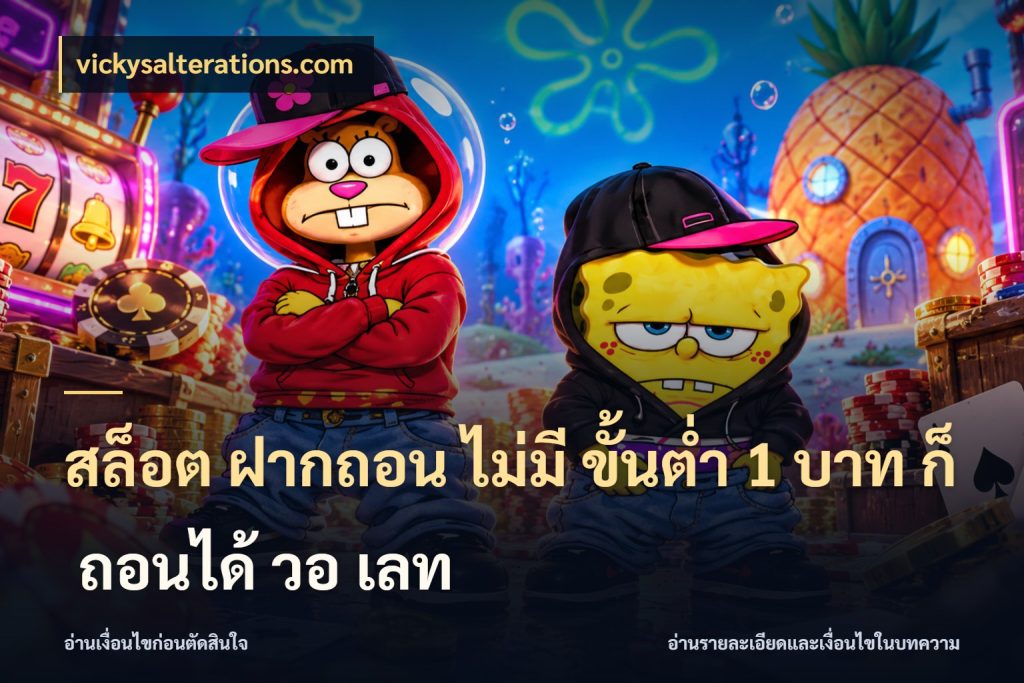 สล็อต ฝากถอน ไม่มี ขั้นต่ำ 1 บาท ก็ ถอนได้ วอ เลท