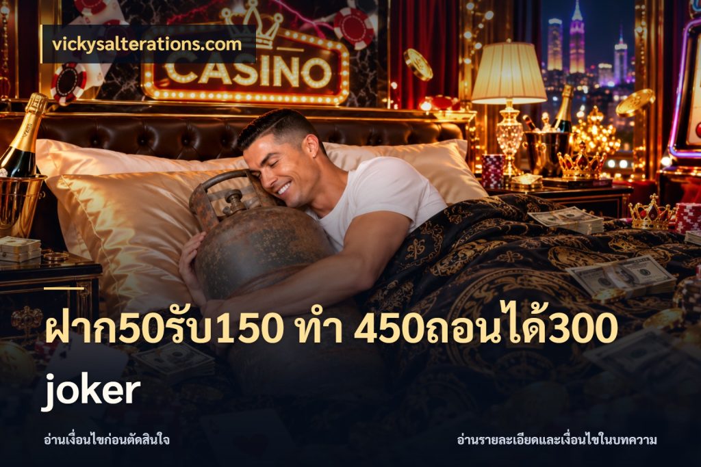 ฝาก50รับ150 ทํา 450ถอนได้300 joker