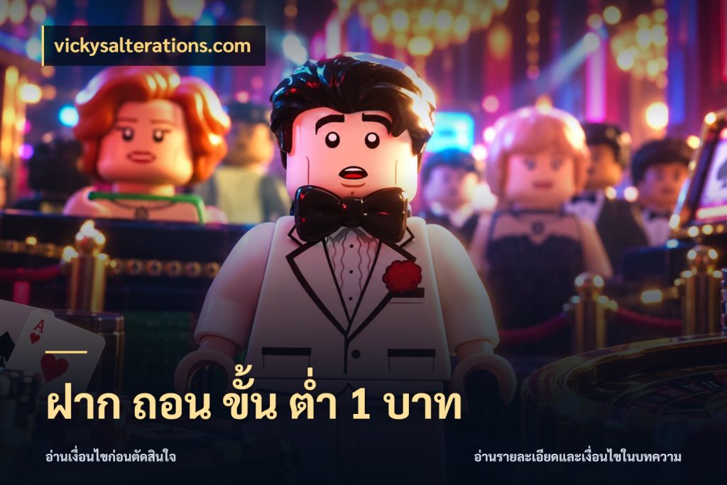 ฝาก ถอน ขั้น ต่ำ 1 บาท