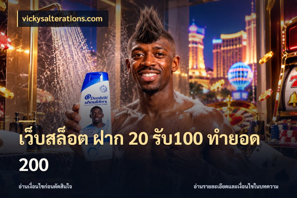 เว็บสล็อต ฝาก 20 รับ100 ทำยอด 200