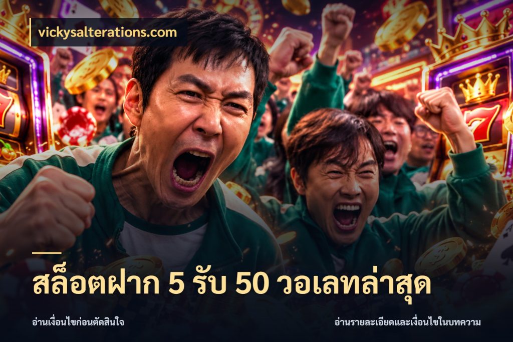 สล็อตฝาก 5 รับ 50 วอเลทล่าสุด