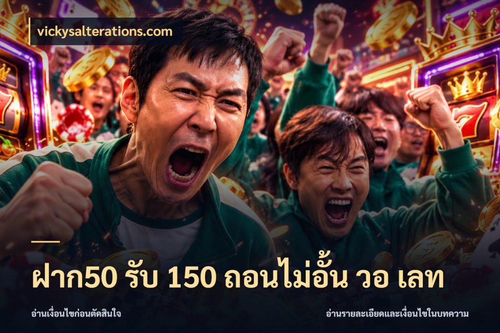 ฝาก50 รับ 150 ถอนไม่อั้น วอ เลท