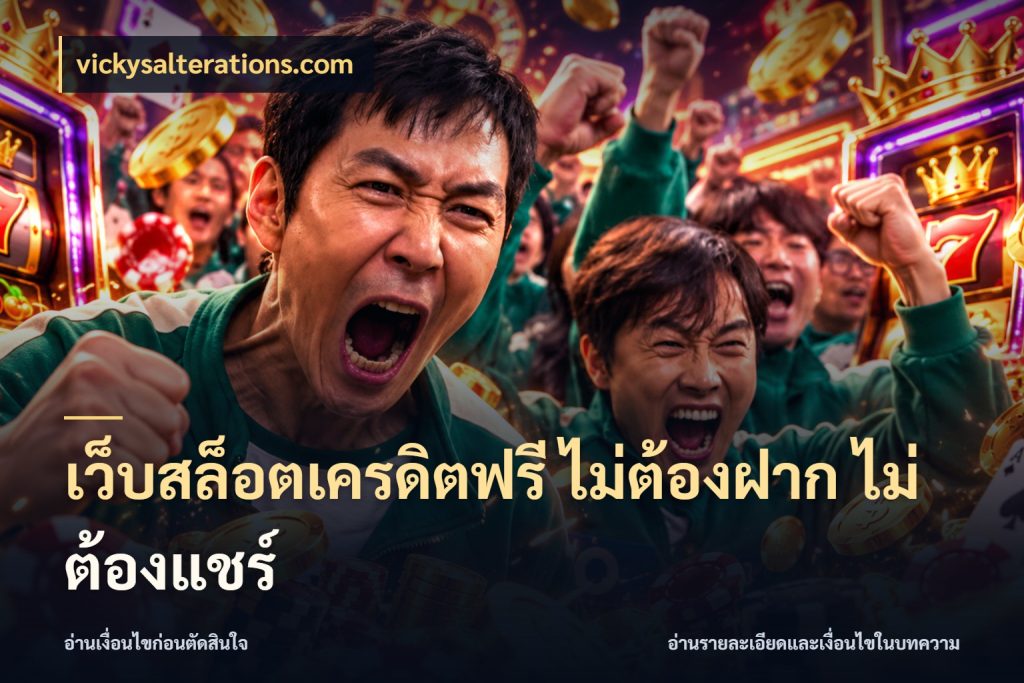 เว็บสล็อตเครดิตฟรี ไม่ต้องฝาก ไม่ต้องแชร์