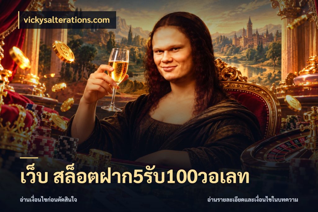 เว็บ สล็อตฝาก5รับ100วอเลท