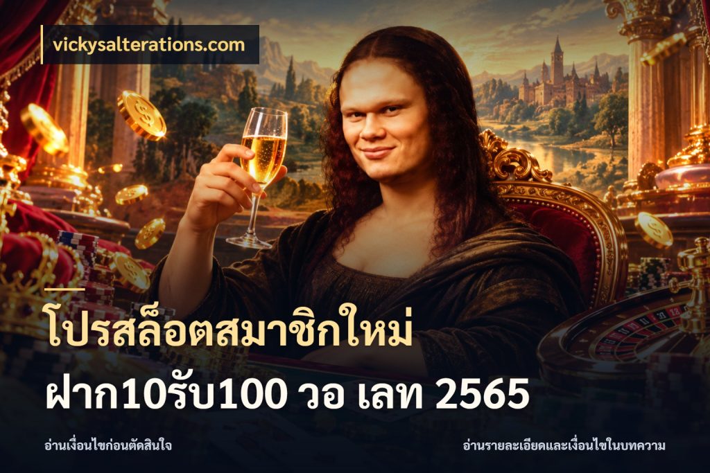 โปรสล็อตสมาชิกใหม่ ฝาก10รับ100 วอ เลท 2565