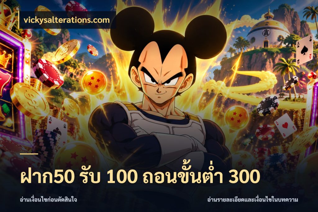 ฝาก50 รับ 100 ถอนขั้นต่ํา 300