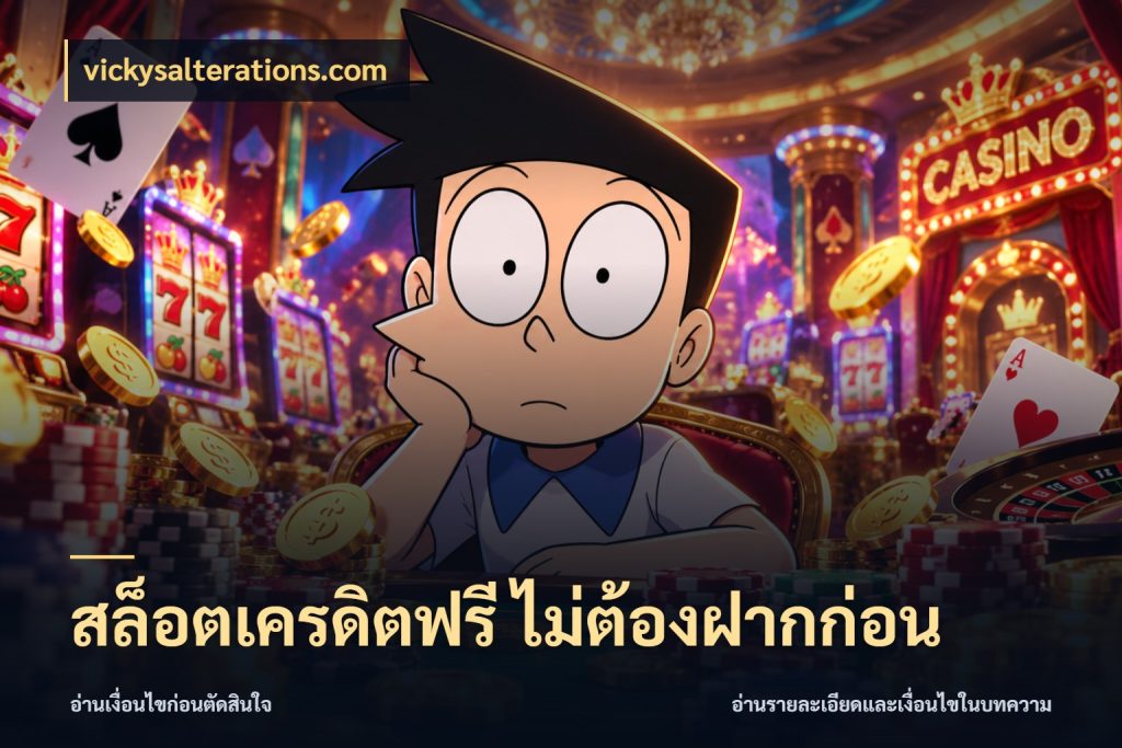 สล็อตเครดิตฟรี ไม่ต้องฝากก่อน