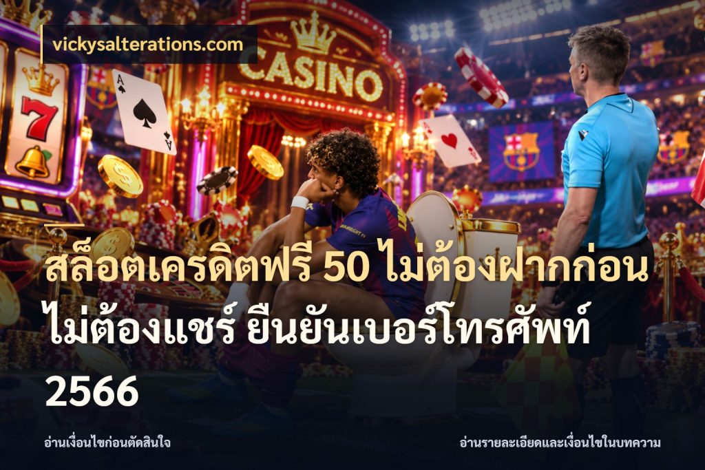 สล็อตเครดิตฟรี 50 ไม่ต้องฝากก่อน ไม่ต้องแชร์ ยืนยันเบอร์โทรศัพท์ 2566