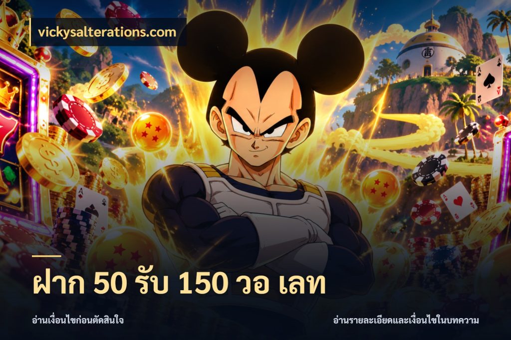 ฝาก 50 รับ 150 วอ เลท