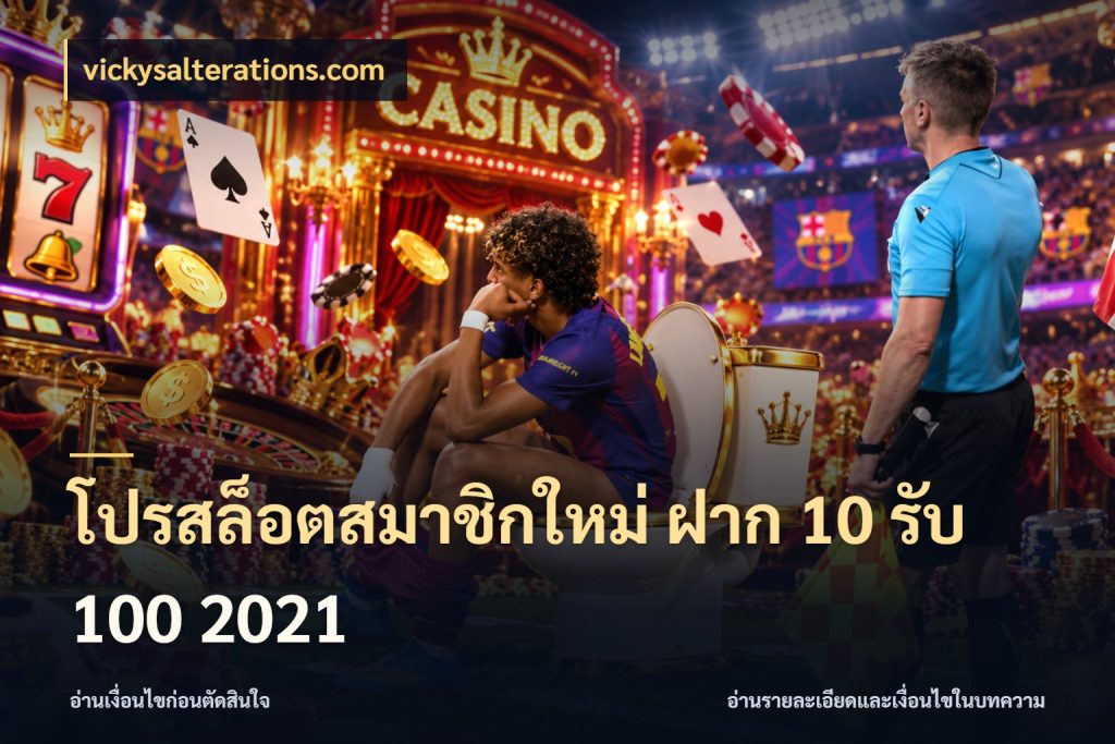 โปรสล็อตสมาชิกใหม่ ฝาก 10 รับ 100 2021