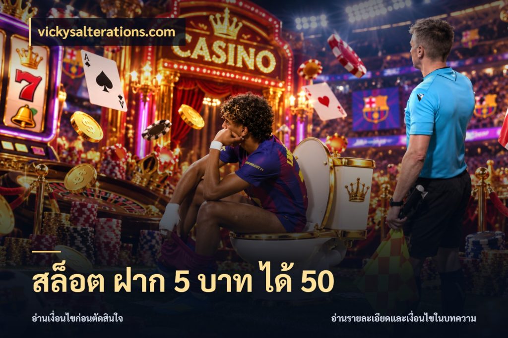 สล็อต ฝาก 5 บาท ได้ 50