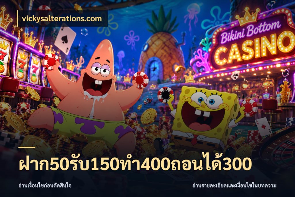 ฝาก50รับ150ทํา400ถอนได้300