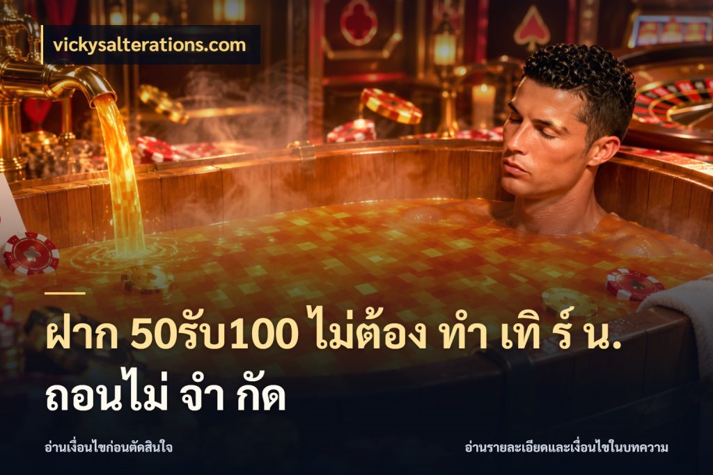 ฝาก 50รับ100 ไม่ต้อง ทํา เทิ ร์ น. ถอนไม่ จํา กัด