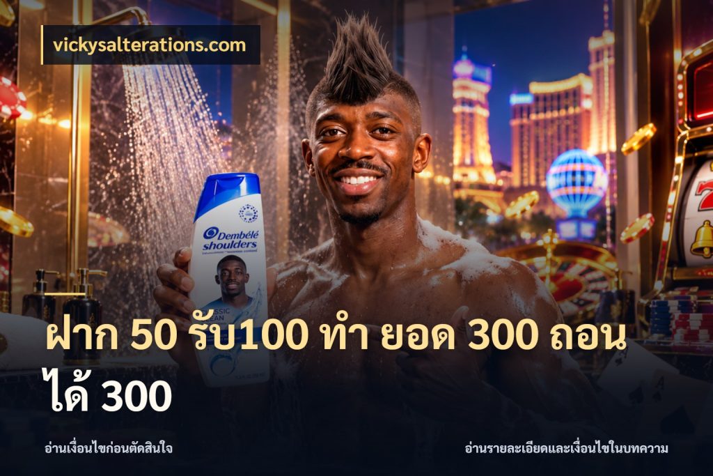 ฝาก 50 รับ100 ทํา ยอด 300 ถอนได้ 300