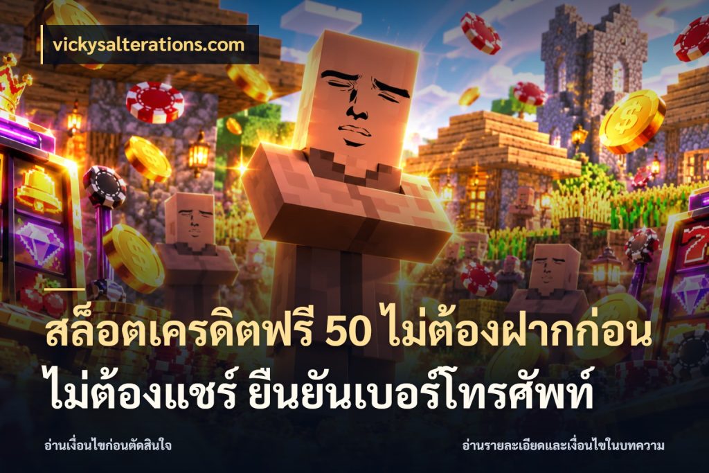 สล็อตเครดิตฟรี 50 ไม่ต้องฝากก่อน ไม่ต้องแชร์ ยืนยันเบอร์โทรศัพท์