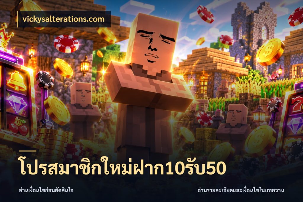 โปรสมาชิกใหม่ฝาก10รับ50