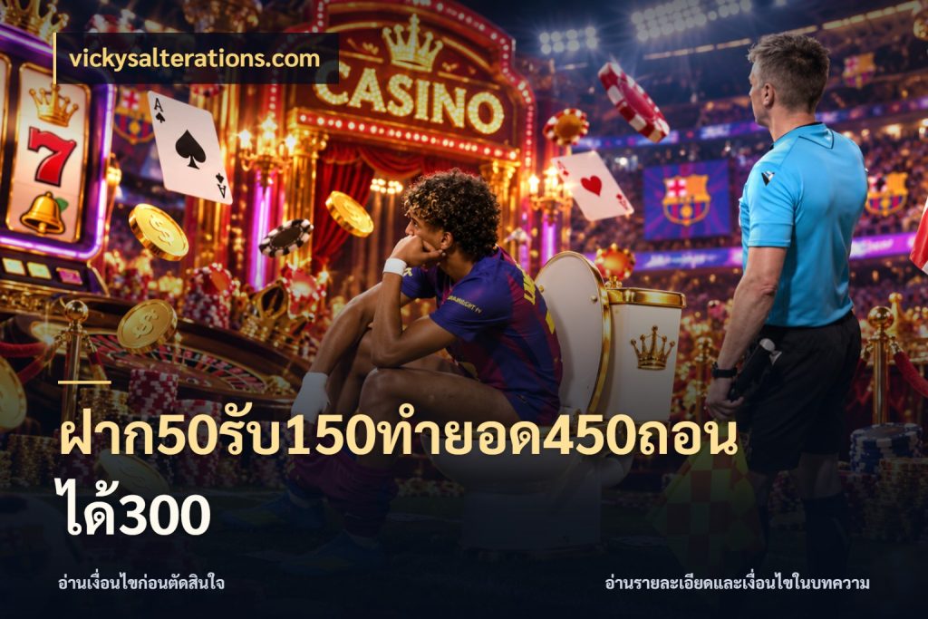 ฝาก50รับ150ทำยอด450ถอนได้300