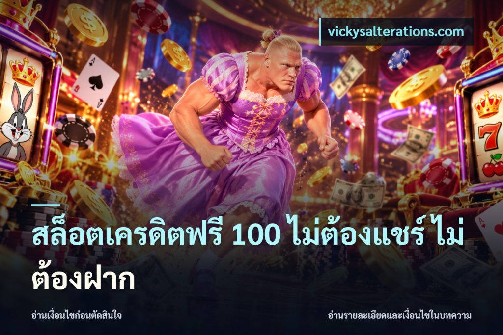 สล็อตเครดิตฟรี 100 ไม่ต้องแชร์ ไม่ต้องฝาก