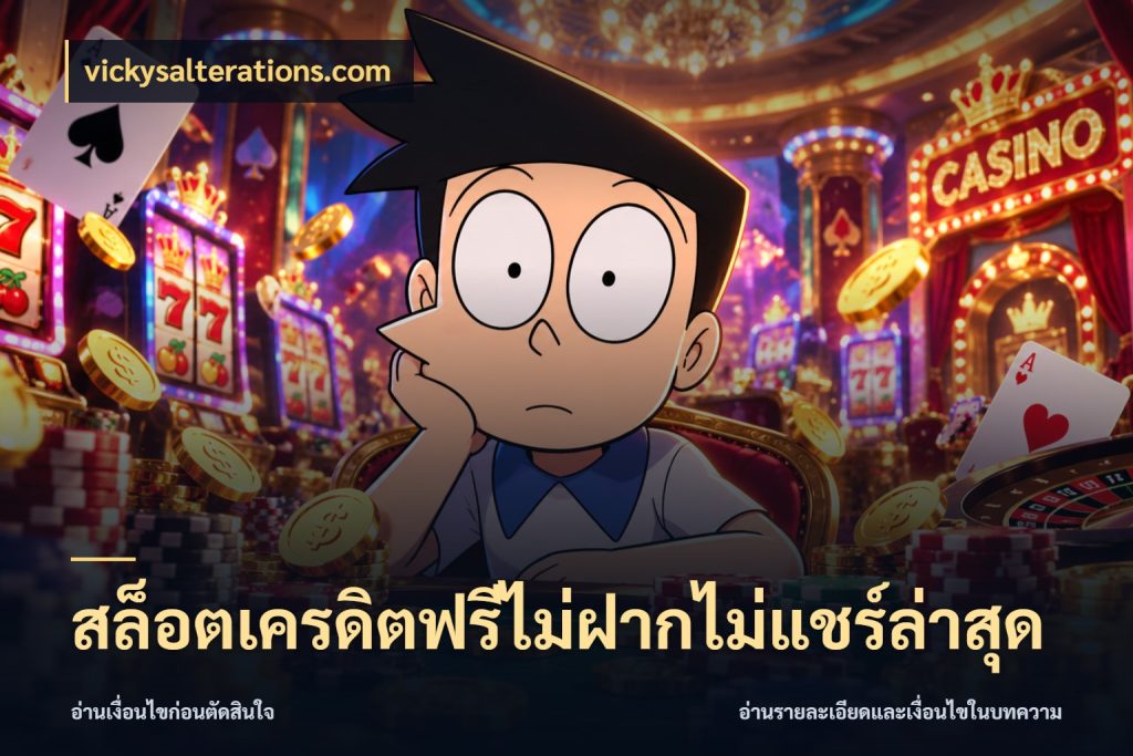 สล็อตเครดิตฟรีไม่ฝากไม่แชร์ล่าสุด