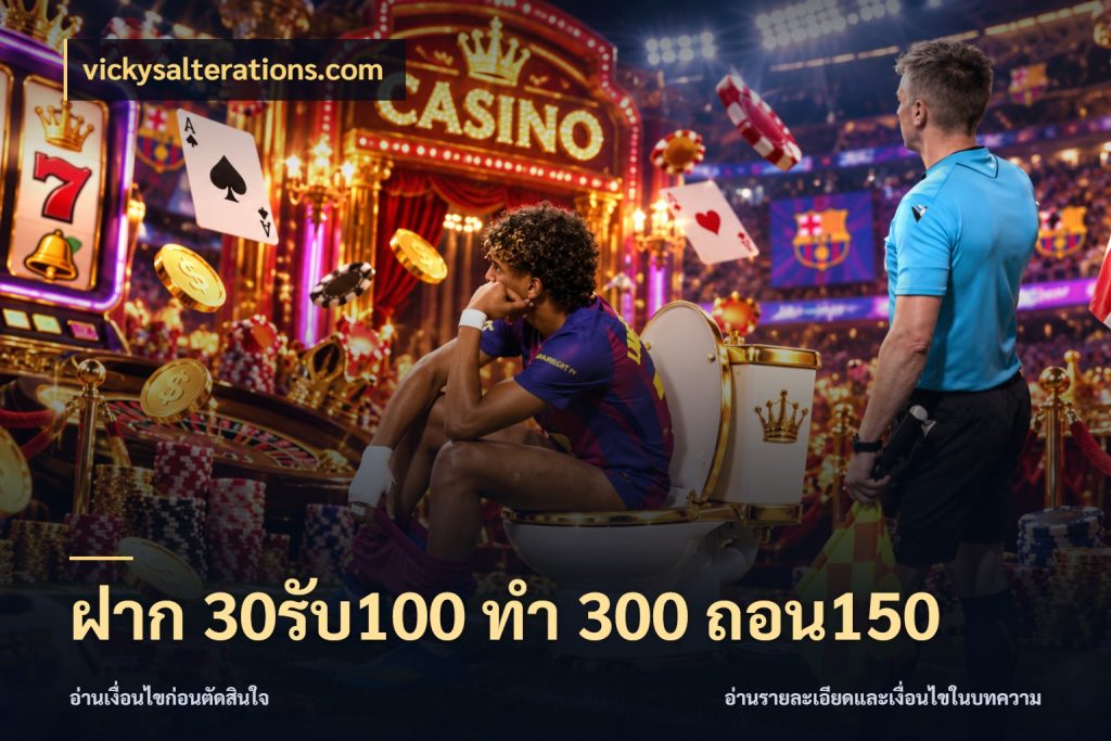 ฝาก 30รับ100 ทํา 300 ถอน150