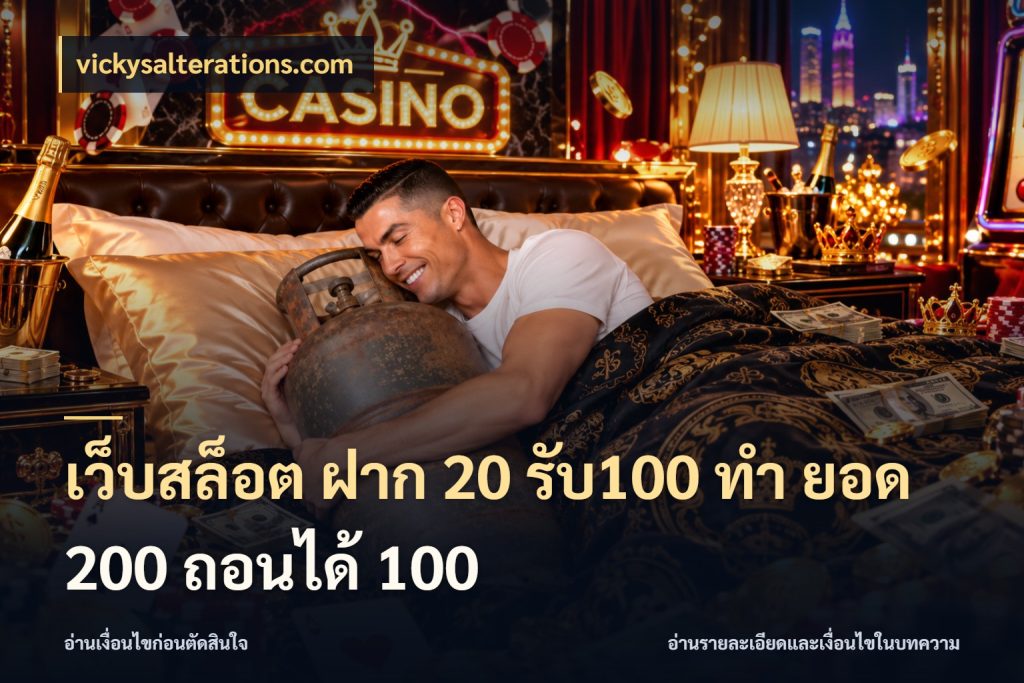 เว็บสล็อต ฝาก 20 รับ100 ทํา ยอด 200 ถอนได้ 100