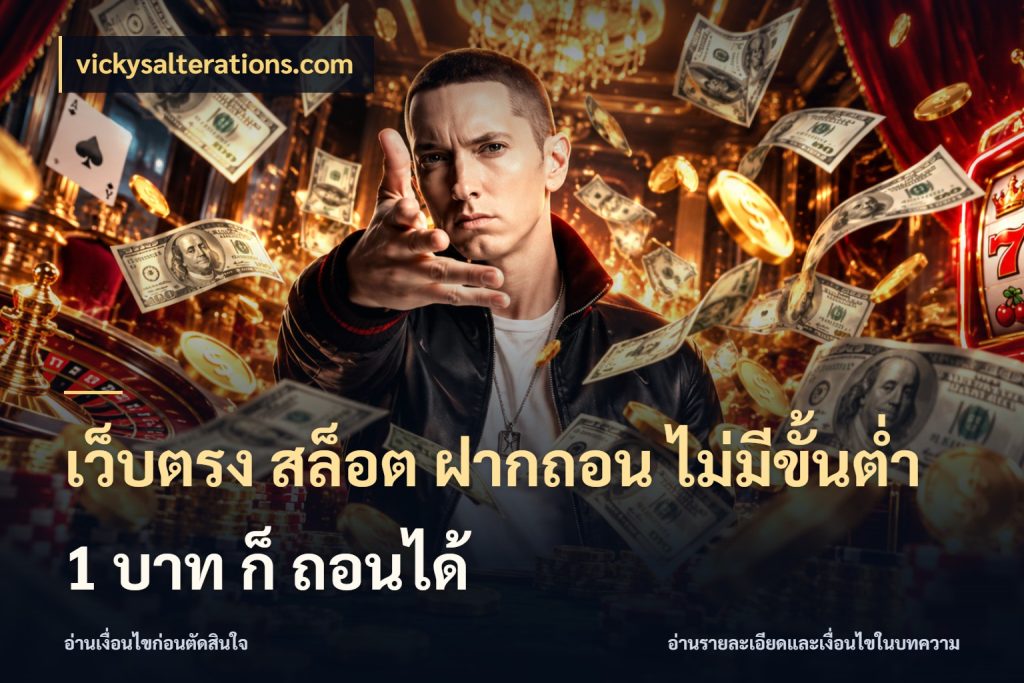 เว็บตรง สล็อต ฝากถอน ไม่มีขั้นต่ำ 1 บาท ก็ ถอนได้