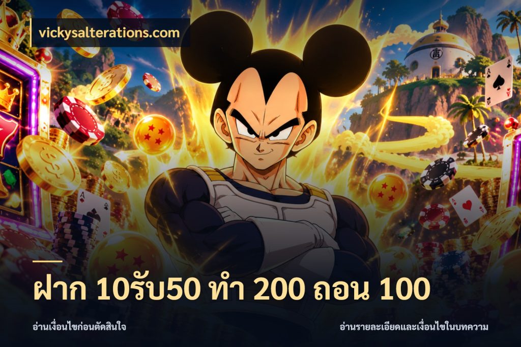 ฝาก 10รับ50 ทํา 200 ถอน 100